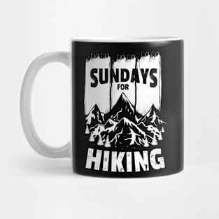 Sundays For Hiking Hiking Mug